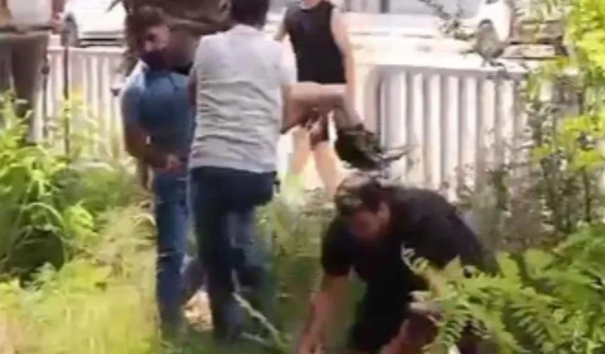 Su kanalında boğulma tehlikesi geçiren çocuğu gençlerin çığlıkları kurtardı