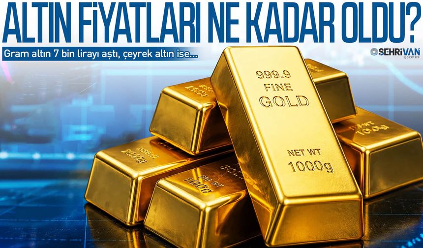Altın fiyatları ne kadar oldu? İşte güncel altın fiyatları...