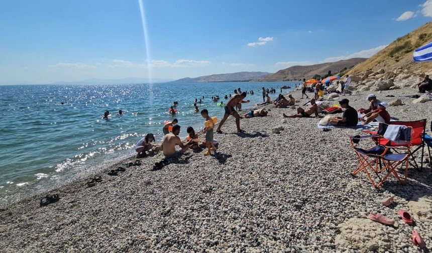 Van Gölü sahilleri doldu taştı!