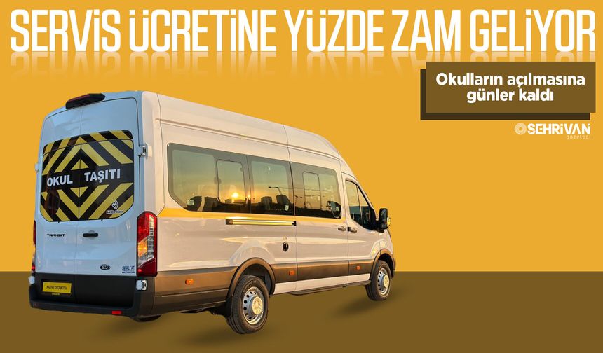 Okulların açılmasına günler kaldı: Servis ücretine yüzde zam geliyor