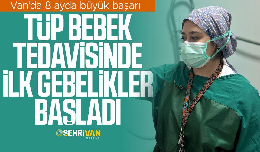 Van’da 8 ayda büyük başarı: Tüp bebek tedavisinde ilk gebelikler başladı