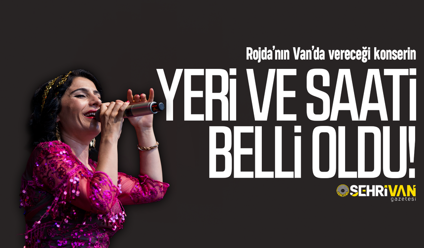 Rojda konserinin yeri ve saati belli oldu!
