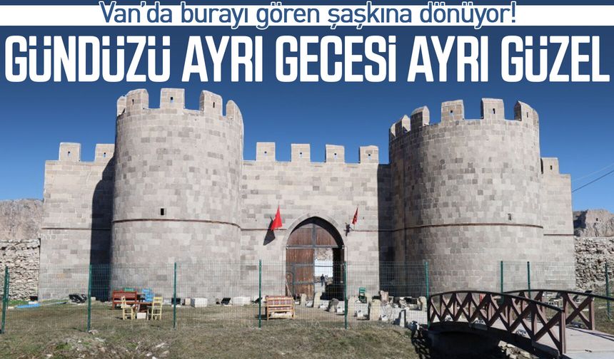 Van’da burayı gören şaşkına dönüyor! Gündüzü ayrı gecesi ayrı güzel