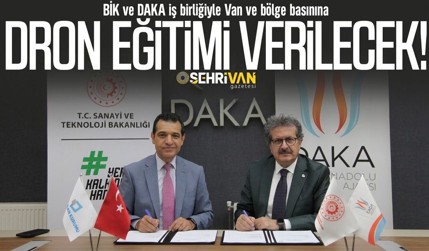 BİK ve DAKA iş birliğiyle bölge basınına drone eğitimi verilecek!