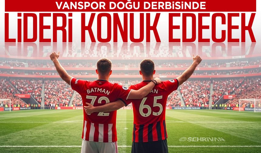 Vanspor, doğu derbisinde lideri konuk edecek