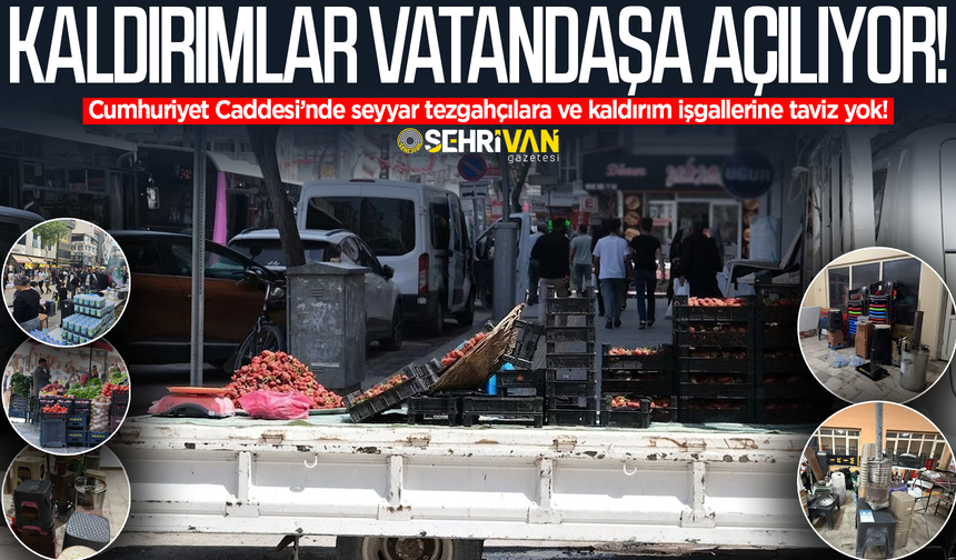 Van Cumhuriyet Caddesi vatandaşa açılıyor!