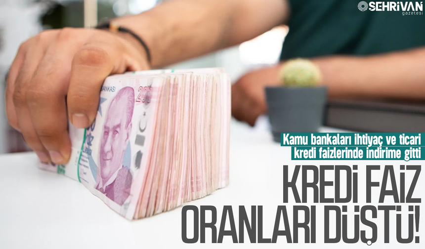 İhtiyaç ve ticari kredi faiz oranları değişti: İşte yeni faiz oranları