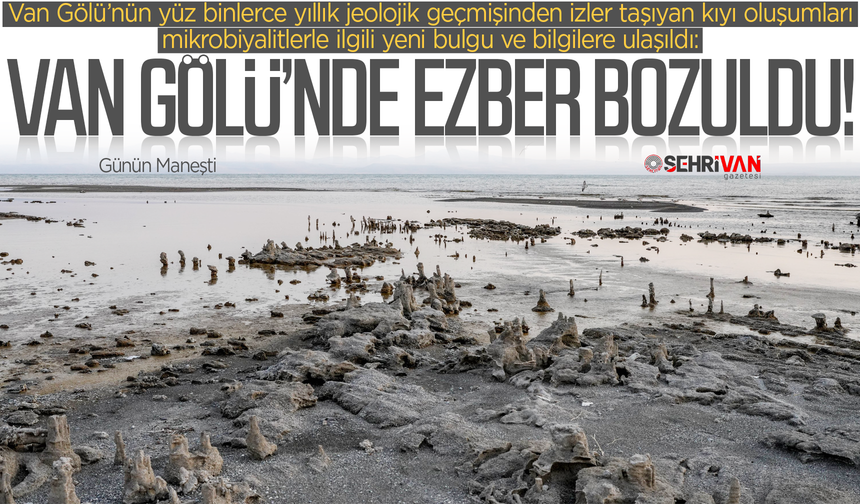 Van Gölü’ndeki sırın aslı belli oldu: Meğer herkes yanlış biliyormuş!
