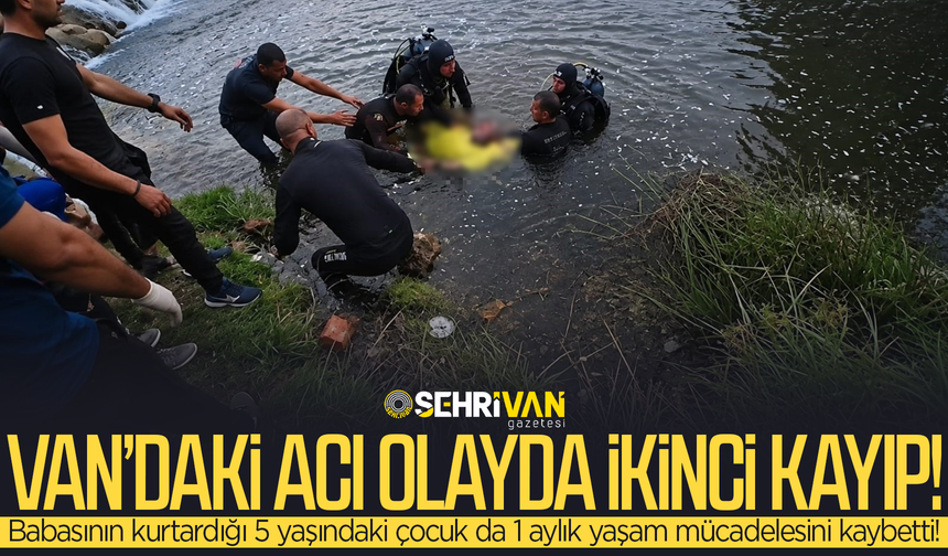 Van’daki acı olayda ikinci kayıp: Babasının kurtardığı 5 yaşındaki çocuk da hayatını kaybetti!
