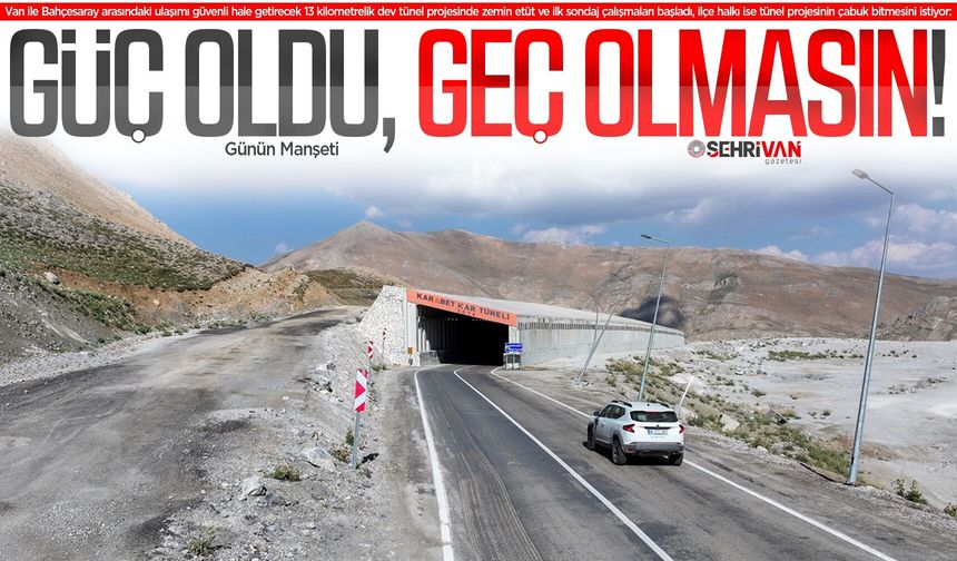 Türkiye’de bir ilk, Van’da yapılıyor: Dev proje için ilk kazma vuruldu!