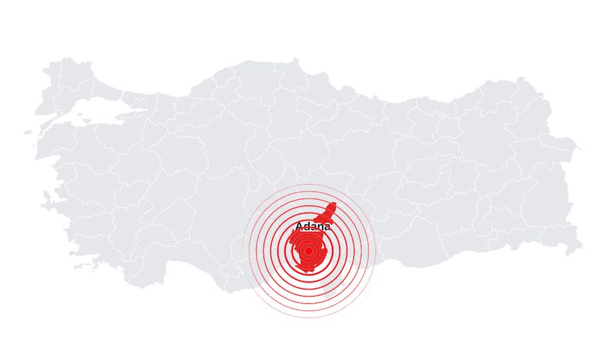 Adana’da peş peşe iki büyük deprem!