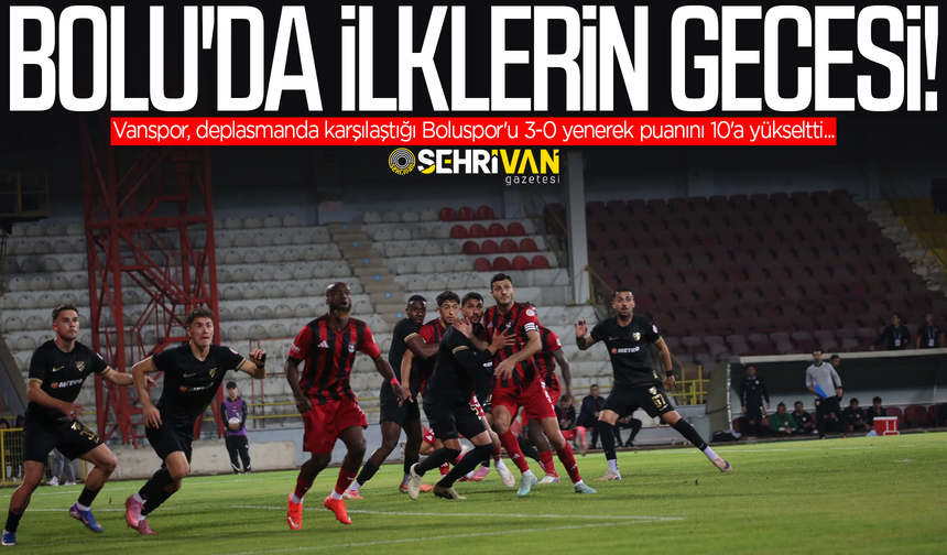 Vanspor'a Bolu'da altın değerinde 3 puan!