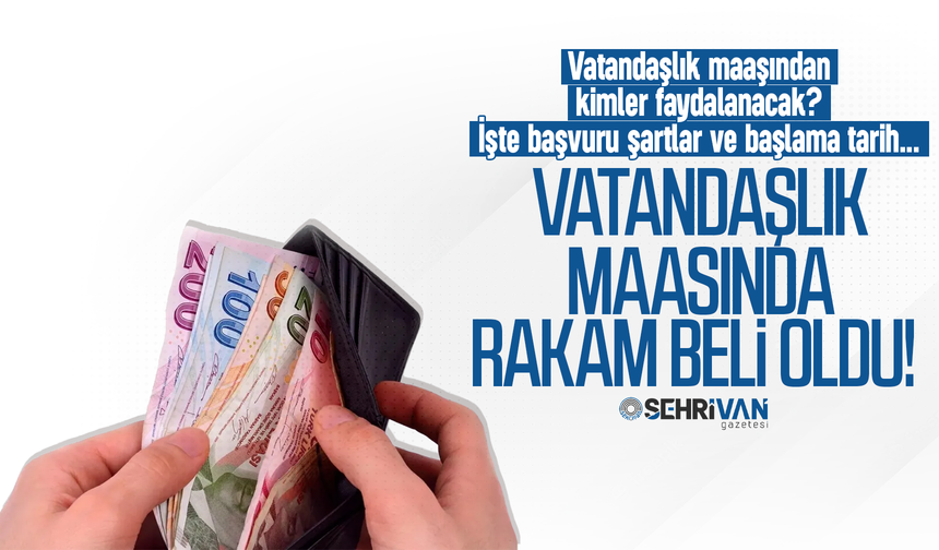 Vatandaşlık maaşında rakam beli oldu! İşte başvuru şartlar ve başlama tarih…