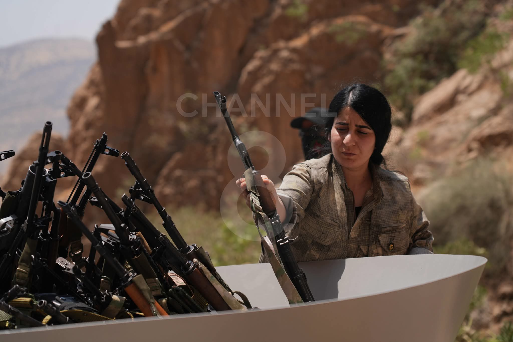 PKK’nın silah bıraktığına dair ilk görüntüler