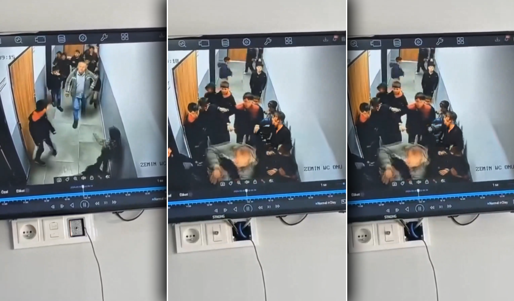 Van’da bir okulda veli öğrenciyi tekme tokat dövdü!