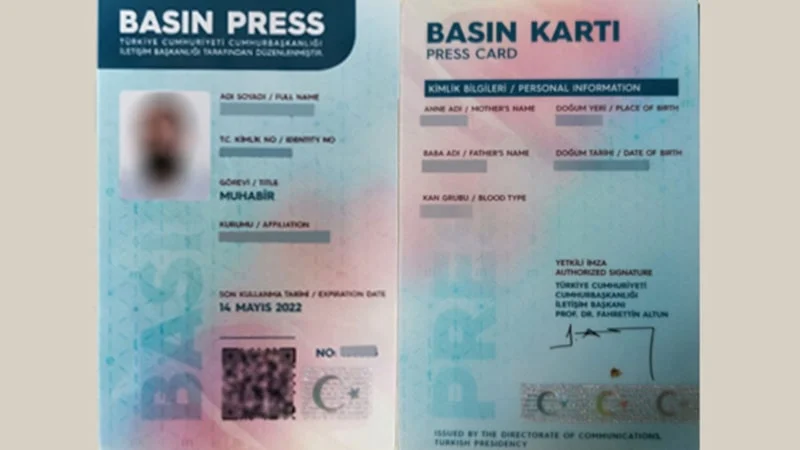 Bakanlık talimat verdi: Basın kartı tek başına kimlik sayılacak