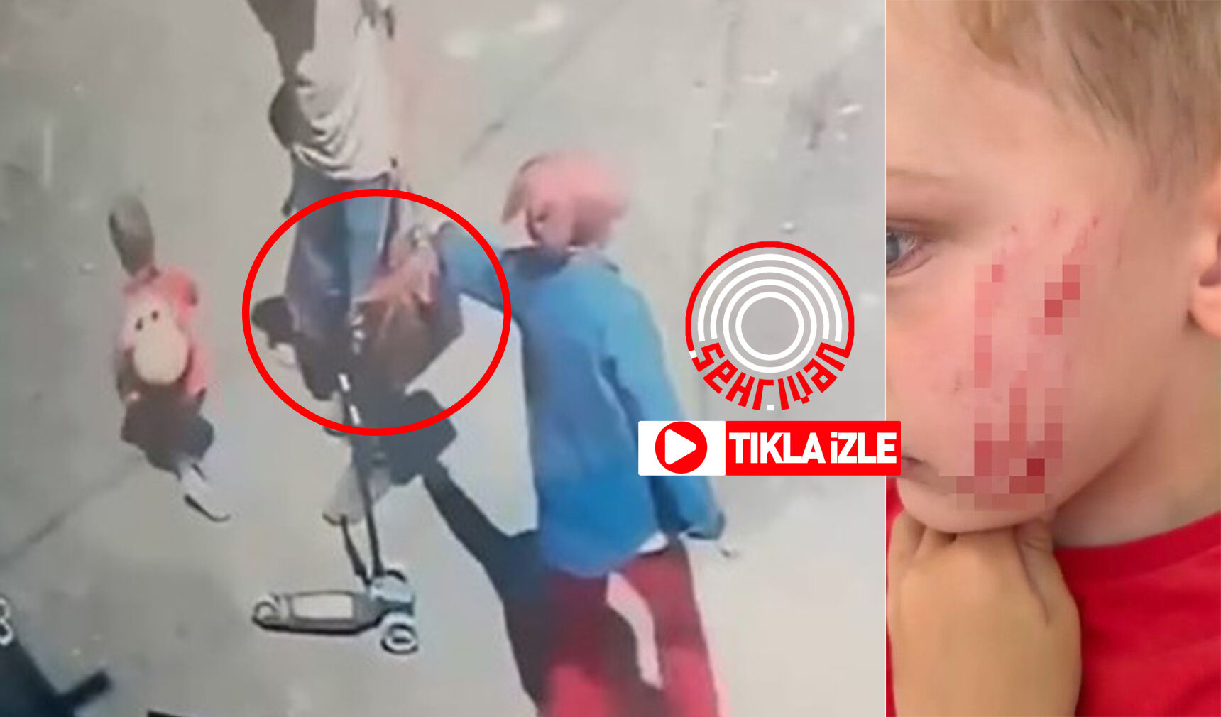 Van’da skandal görüntü: Bir kadın 4 yaşındaki çocuğa saldırdı