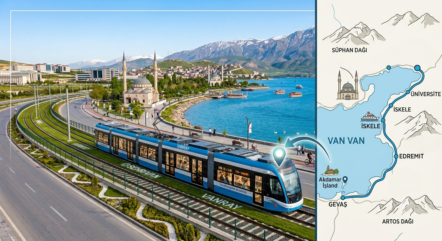 Van Raylı Sistem Projesi onaylandı: İlk kazma için resmi adım atıldı!