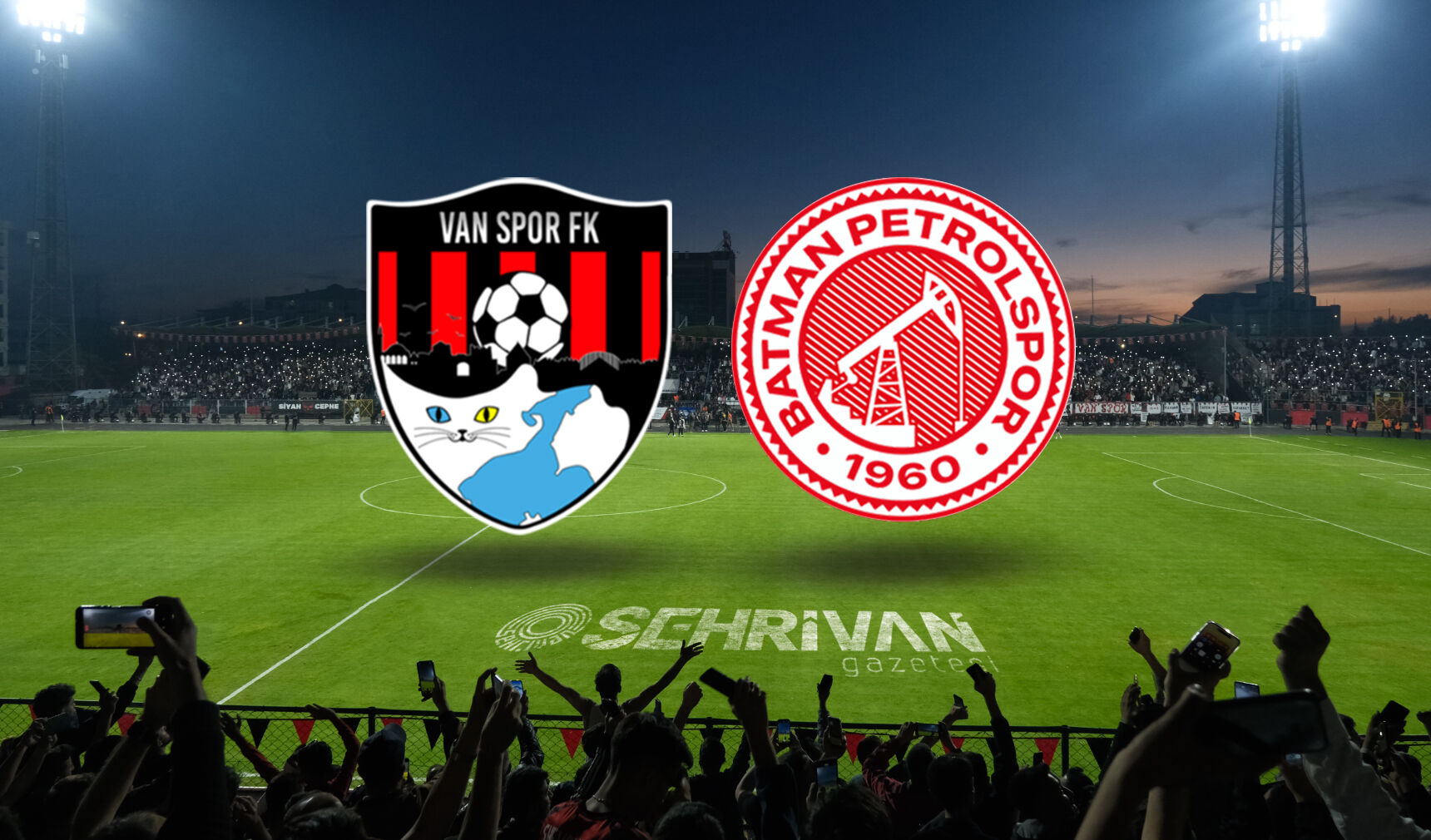 Doğu derbisinde Vanspor ve Batman Petrolspor’un ilk 11’leri belli oldu