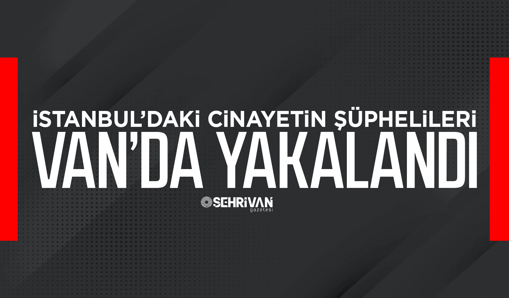 İstanbul’daki cinayetin şüphelileri Van’da yakalandı