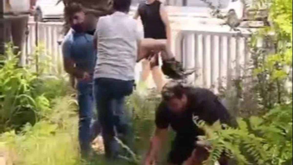 Su kanalında boğulma tehlikesi geçiren çocuğu gençlerin çığlıkları kurtardı