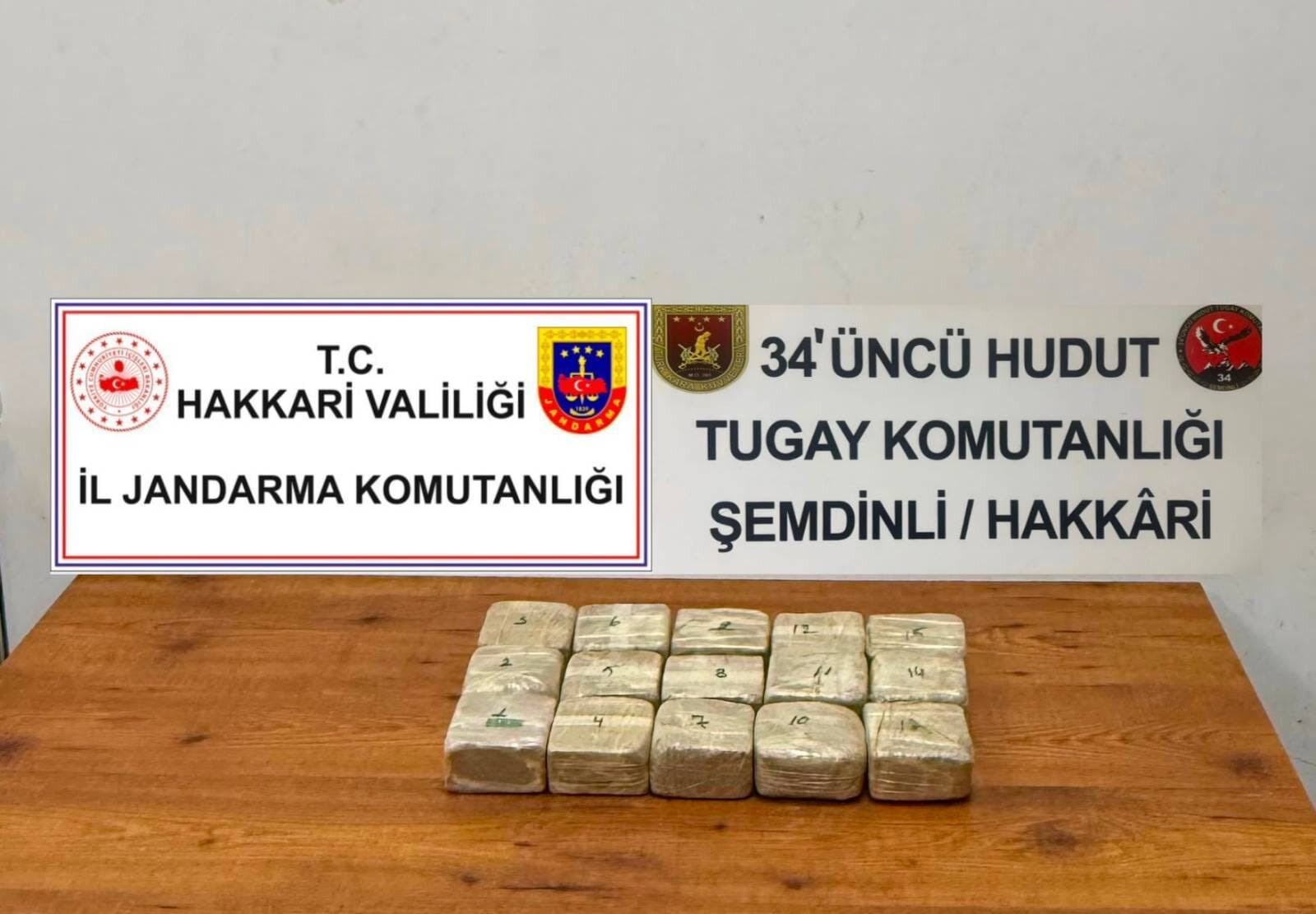 Hakkari’de bir çantada kilolarca eroin ele geçirildi!
