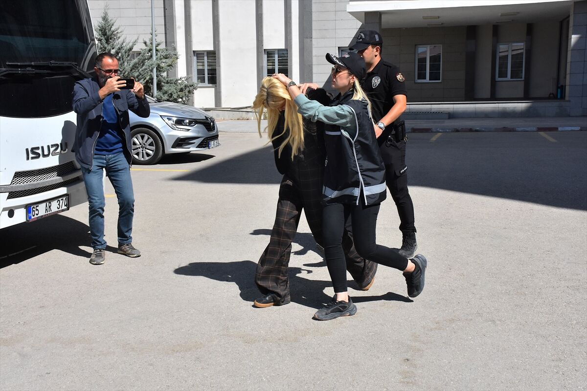 'Vanlı Kara Haydar'ın eşi Çağla Öz Tançalan ve 3 kişi adliyeye sevk edildi!