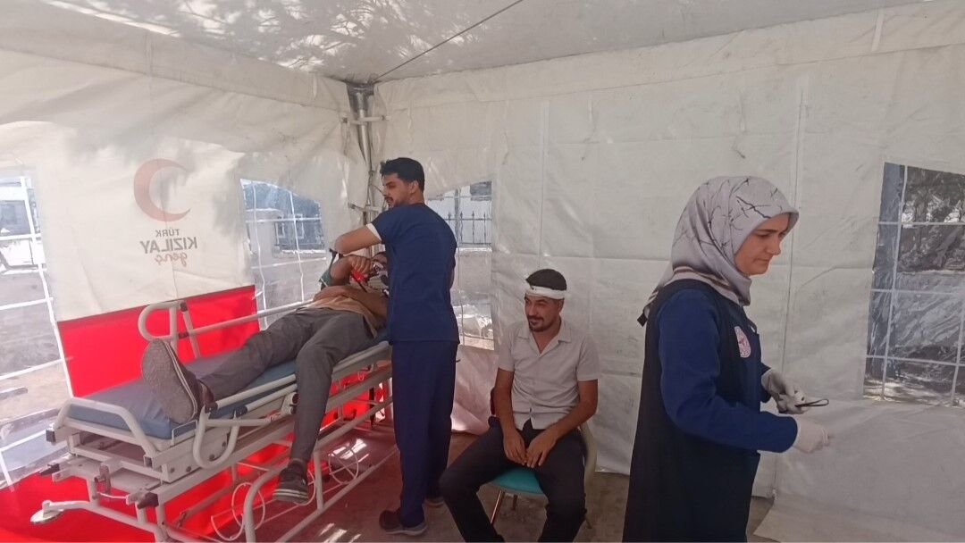Van’da hastanede gerçeği aratmayan tatbikat!