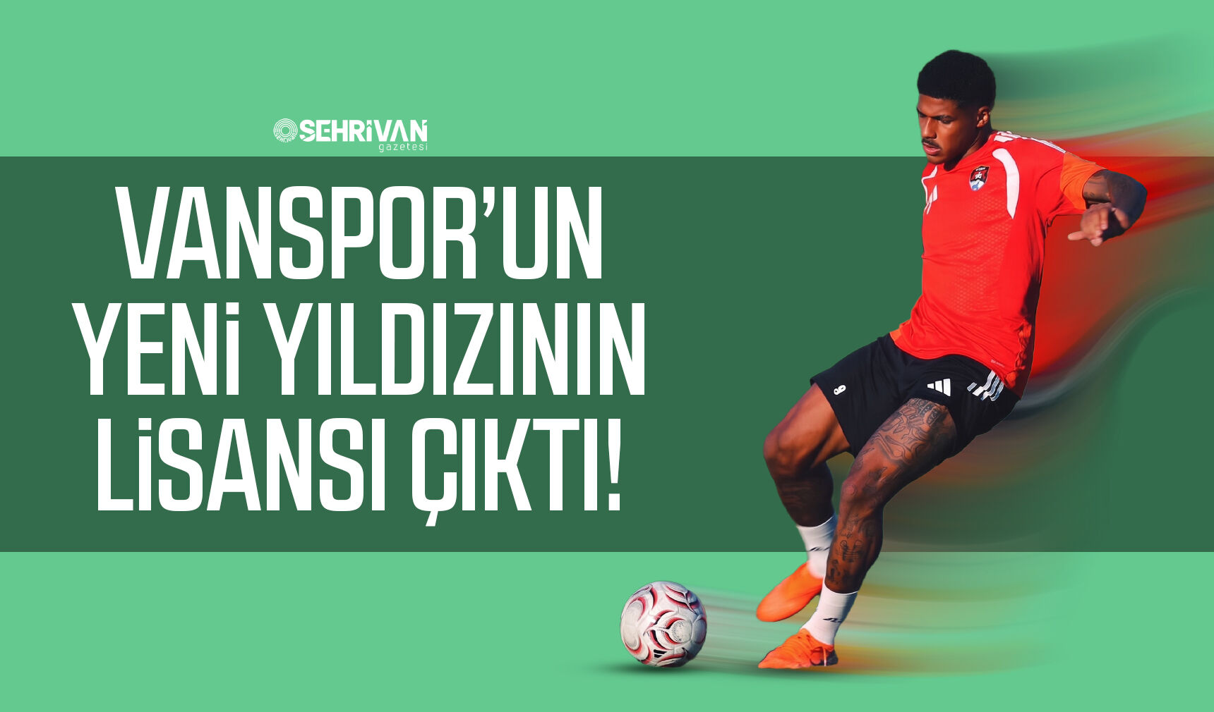Merakla beklenen haber geldi: Vanspor’un yeni yıldızının lisansı çıktı!
